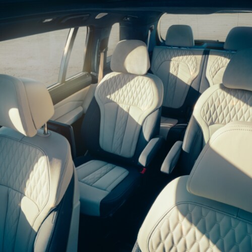 BMW X7
interior seating