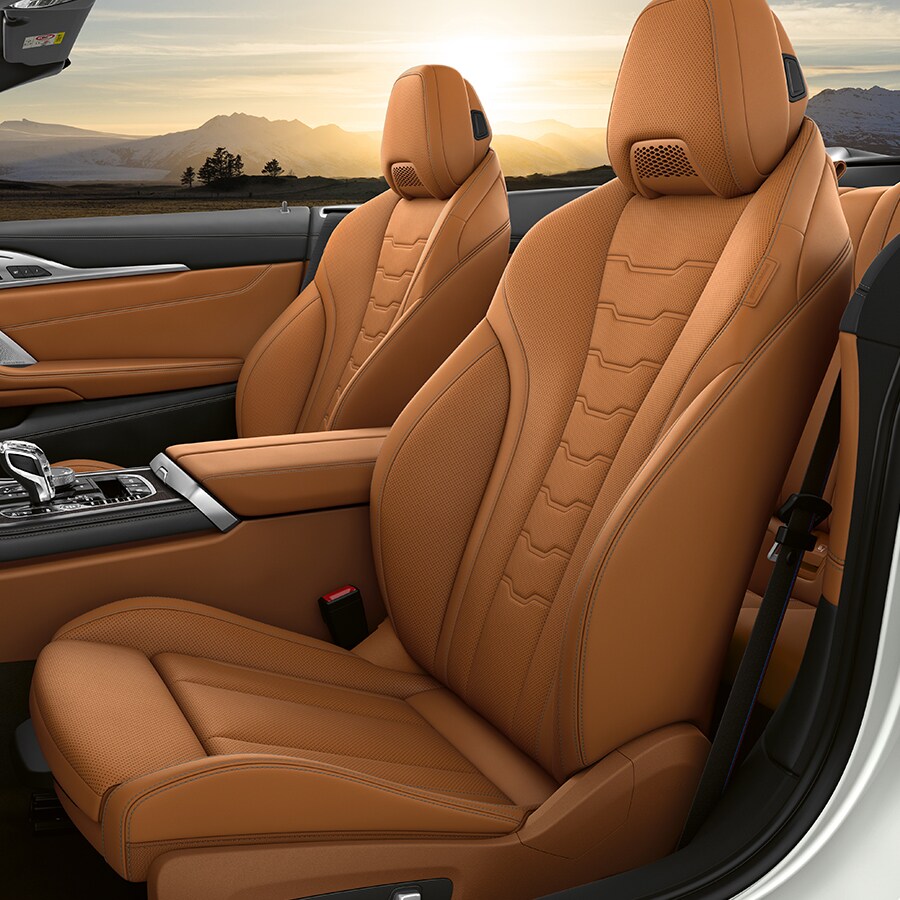 BMW 8 Series leather seats