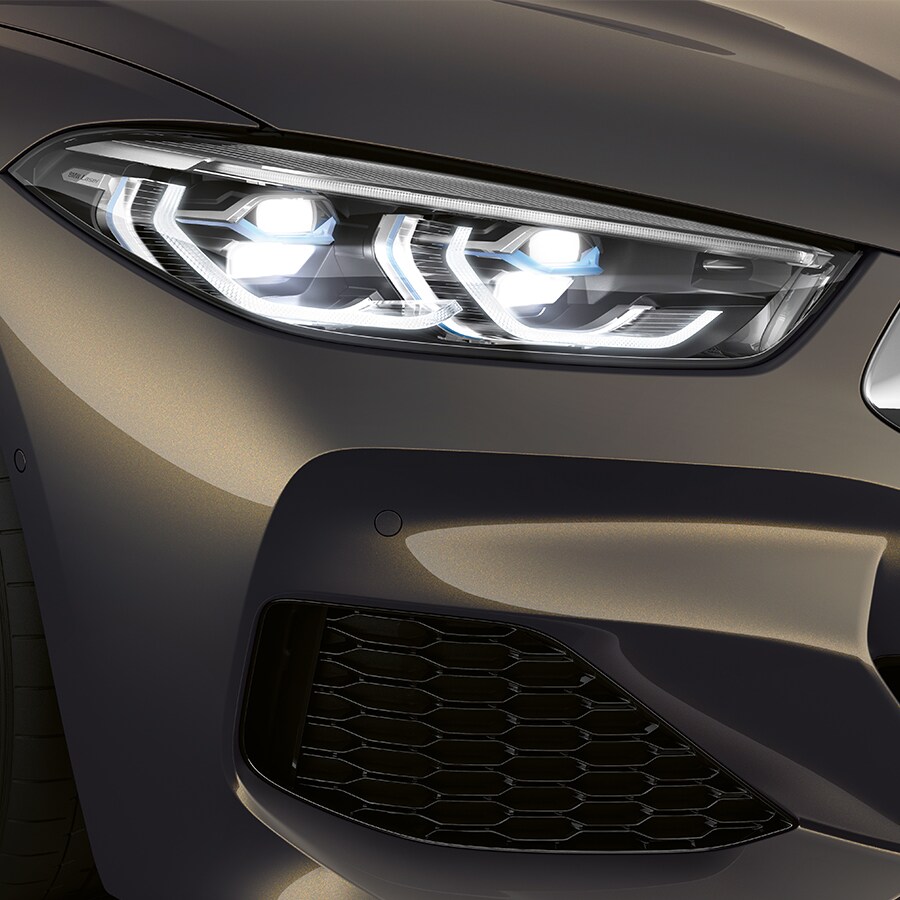 BMW 8 Series headlights