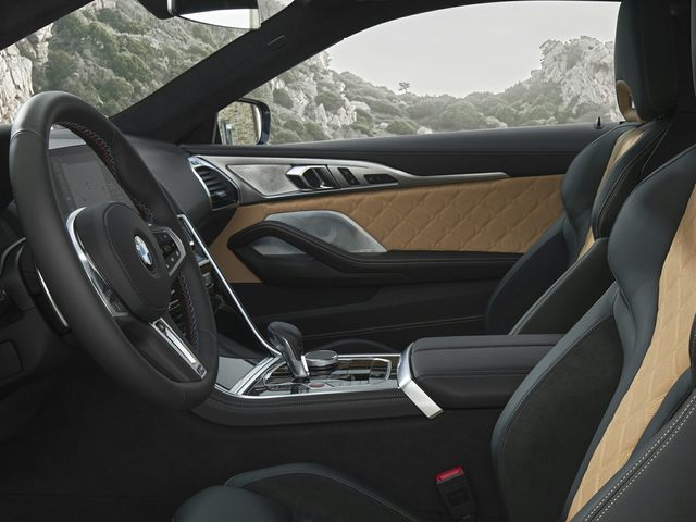 BMW M8 interior