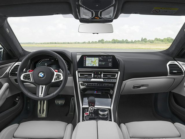 BMW M8 interior