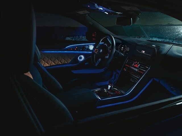 BMW M8 interior