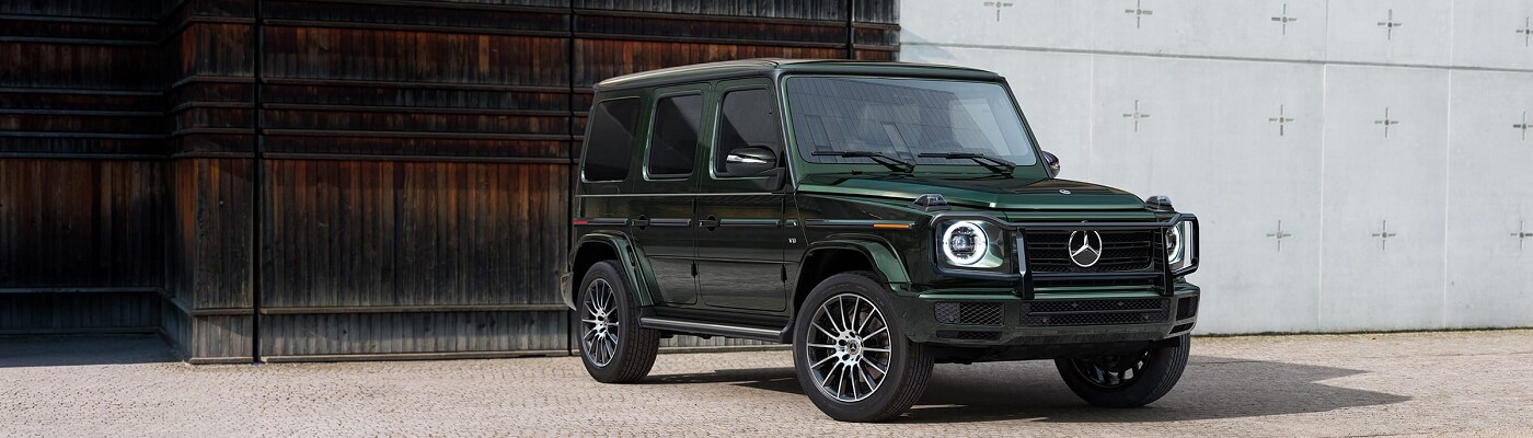 Mercedes-Benz G-Class Mercedes-Benz G-Class parked by an industrial building