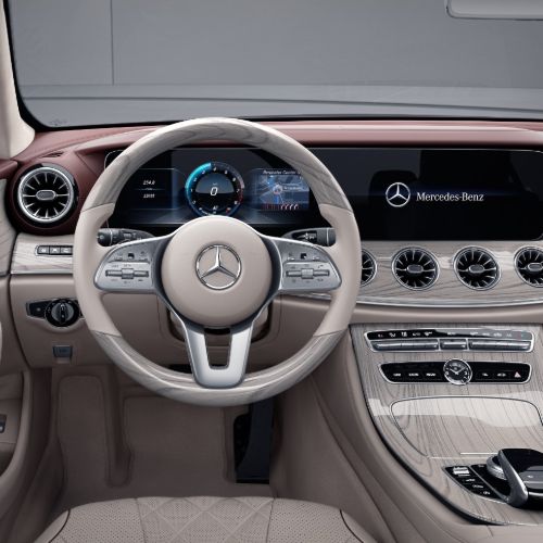 Mercedes-Benz CLS
interior including steering wheel with touch controls