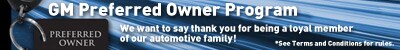 GM Preferred Owner Program