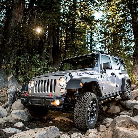 Off-Roading Jeep Wrangler in Manvel