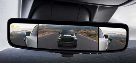 DIGITAL REARVIEW MIRROR WITH TOW MODE