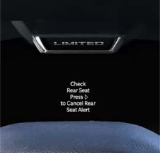 REAR SEAT REMINDER ALERT