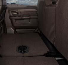 FOLD-FLAT LOAD FLOOR WITH UNDER-SEAT STORAGE