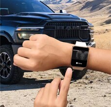 RAM 1500 OFFERS A CLASS-EXCLUSIVE AVAILABLE 10.25-INCH FRONT PASSENGER TOUCHSCREEN DISPLAY*