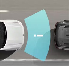 FULL-SPEED FORWARD COLLISION WARNING WITH ACTIVE BRAKING AND PEDESTRIAN/CYCLIST DETECTION