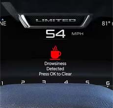 AVAILABLE DROWSY DRIVER DETECTION*