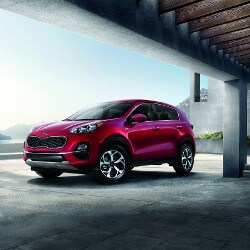 Red 2020 Kia Sportage