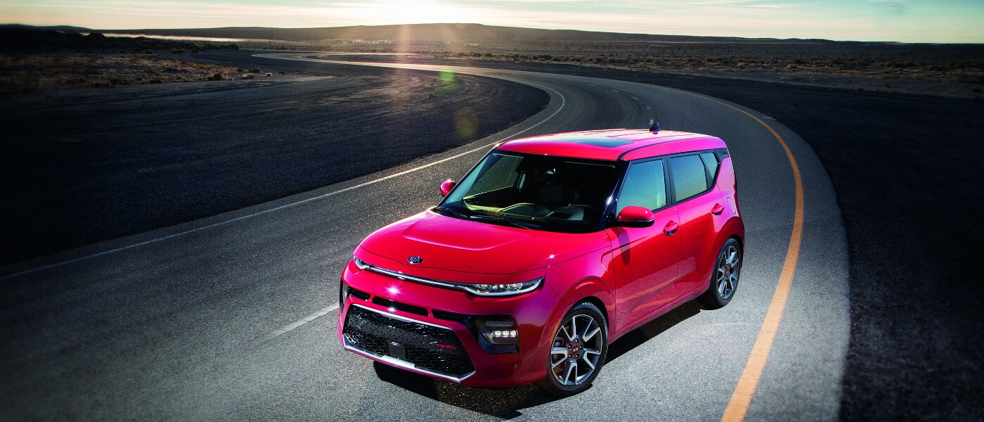Red 2020 Kia Soul