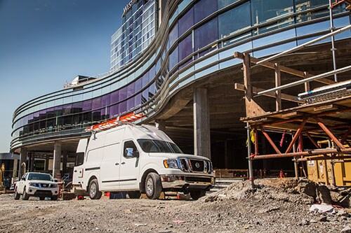 2019 Nissan NV 2019 Nissan NV in construction site