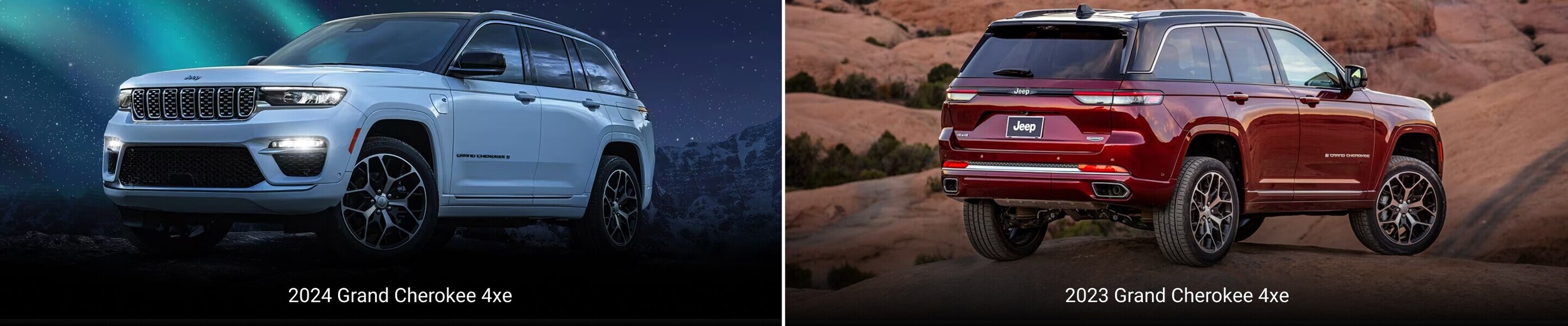 2023 vs 2024 Jeep Grand Cherokee 4xe