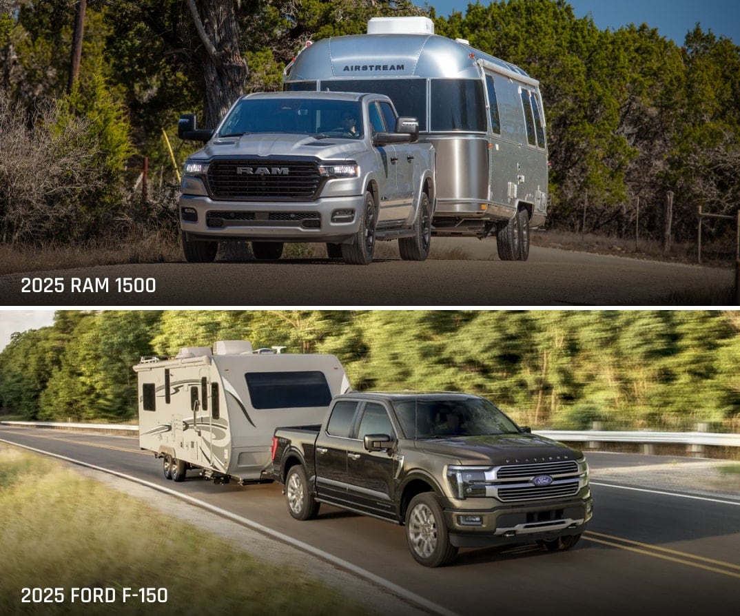 Ford F-150 vs. Ram 1500 Towing and Payload