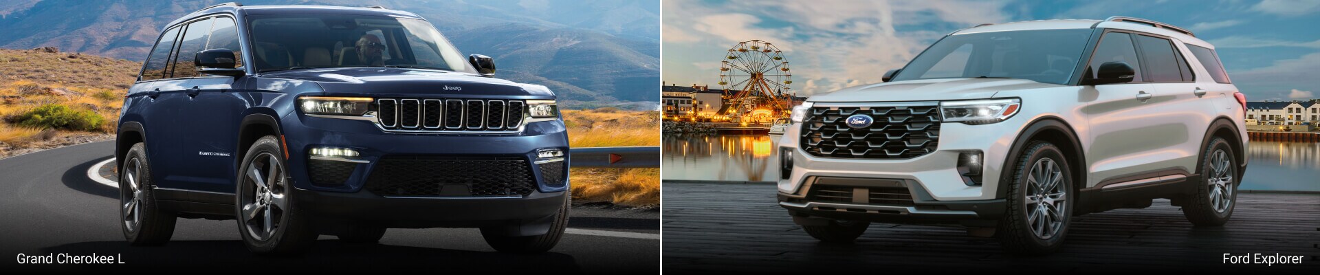 Jeep Grand Cherokee L Vs. Ford Explorer Comparison, Differences Jeep Grand Cherokee L Vs. Ford Explorer Comparison, Differences