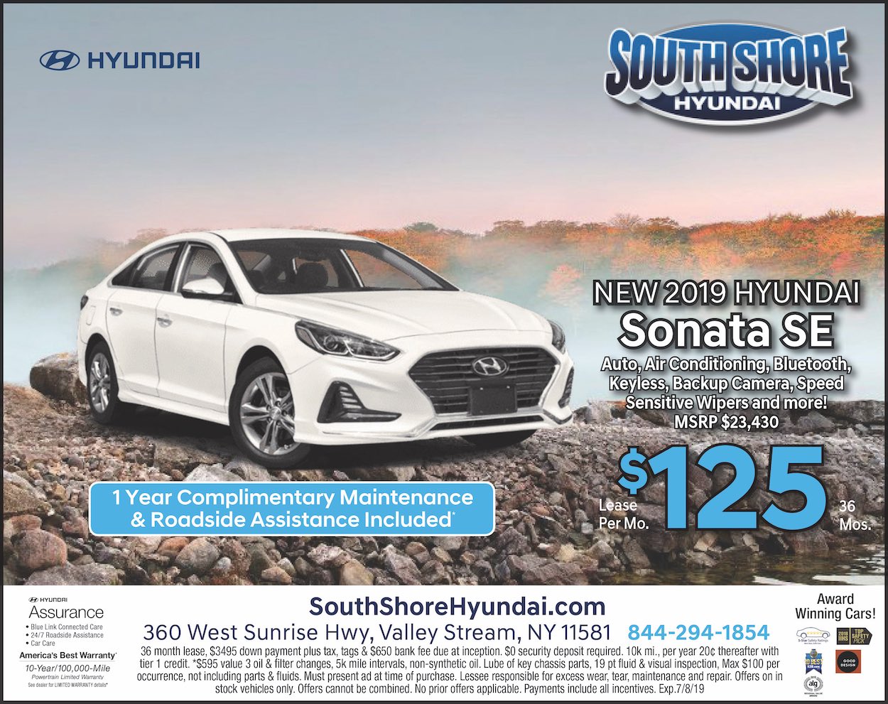 Hyundai Sonata Lease Special Offer