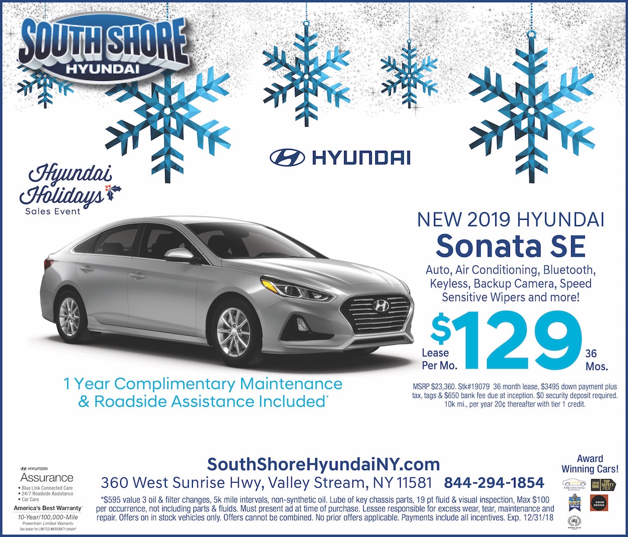 Hyundai Sonata Lease Special Offer