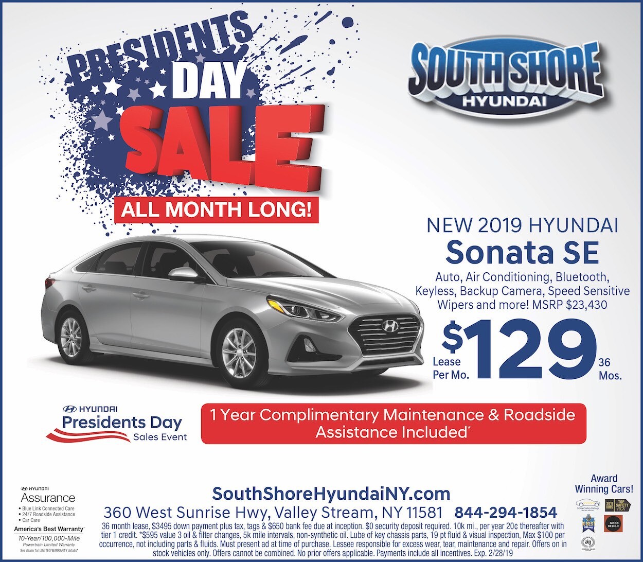 Hyundai Sonata Lease Special Offer