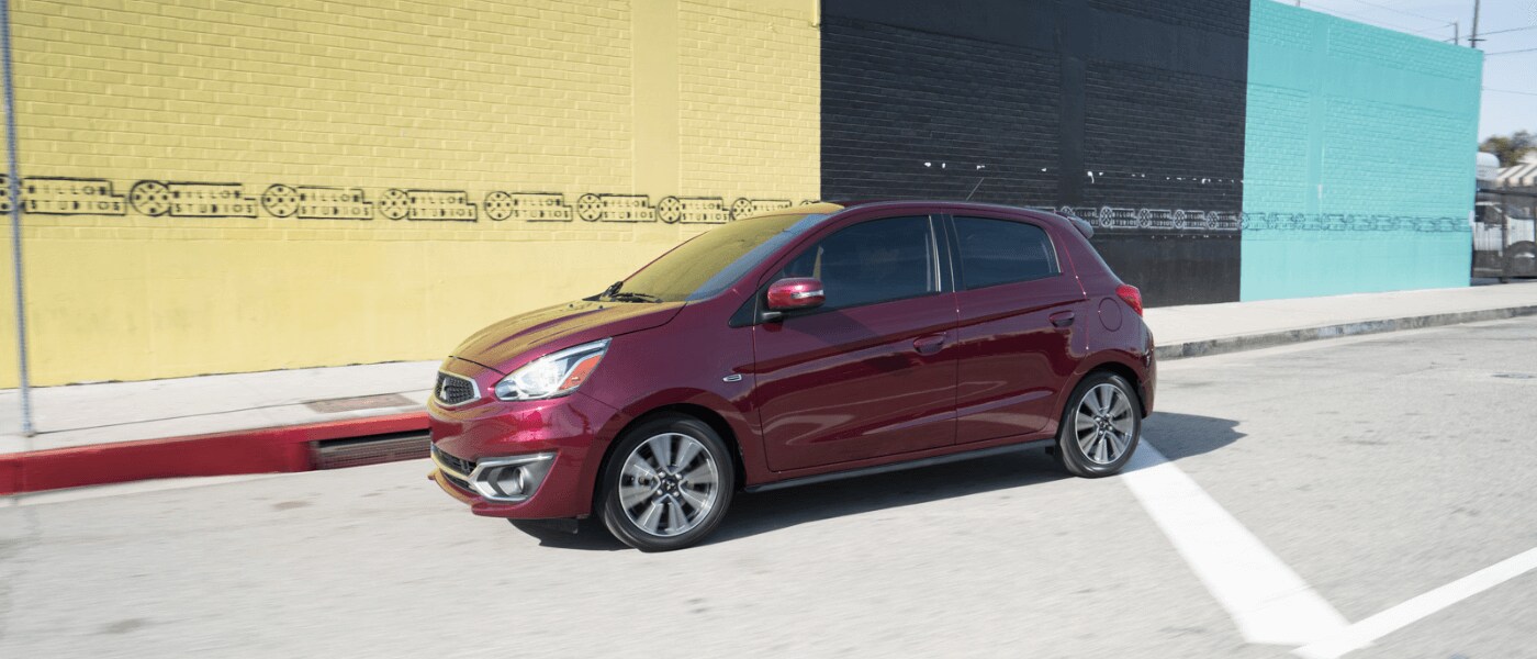 2019 Mitsubishi Mirage side exterior view