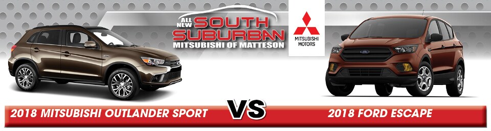 2018 Mitsubishi Outlander Sport vs. Ford Escape