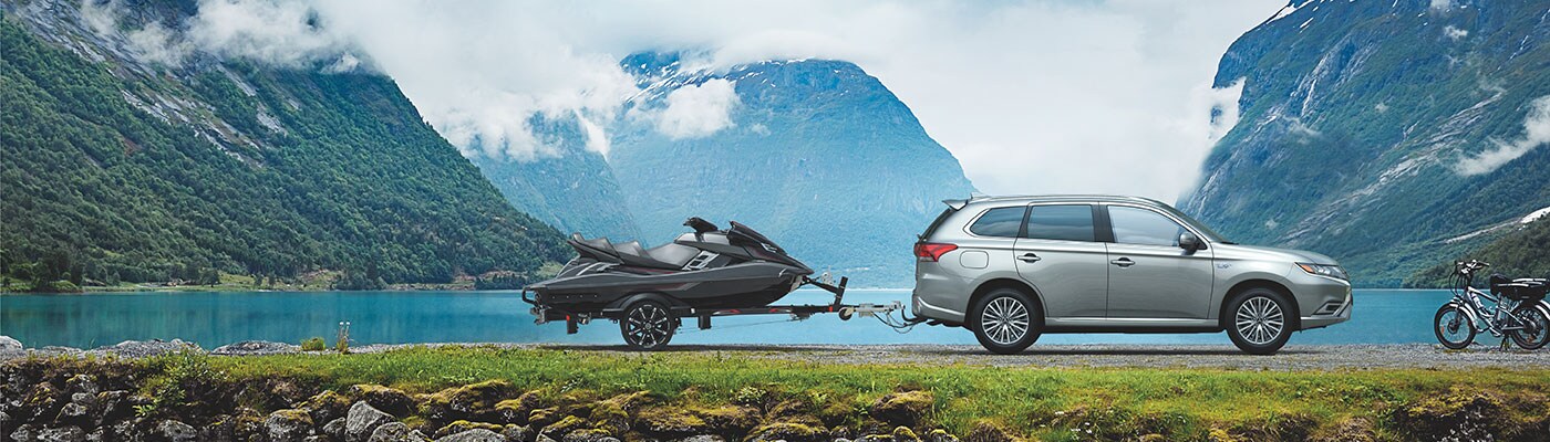 2019 Mitsubishi Outlander PHEV 2019 Mitsubishi Outlander PHEV exterior sideview by water