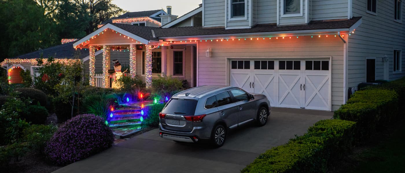 2020 Mitsubishi Outlander parked in driveway