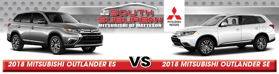2018 Mitsubishi Outlander ES vs. 2018 Mitsubishi Outlander SE