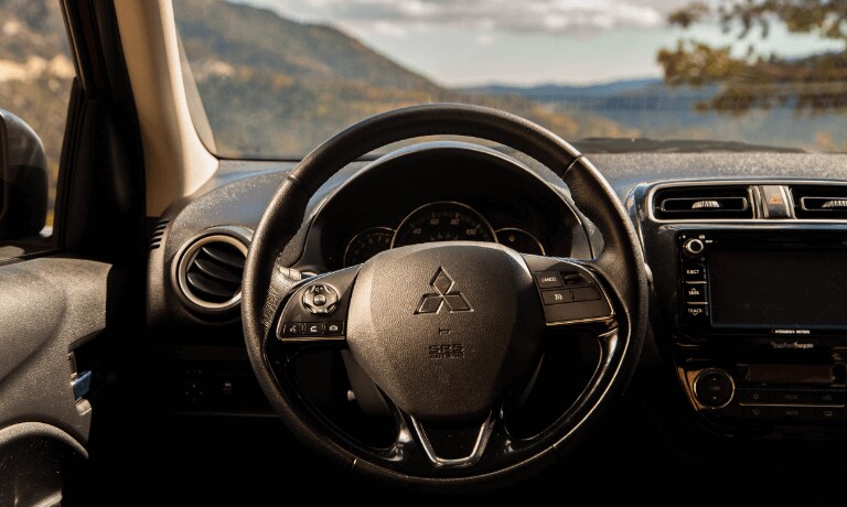 2019 Mitsubishi Mirage interior driver side view