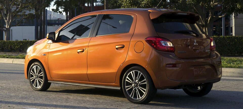 2018 Mitsubishi Mirage rear view