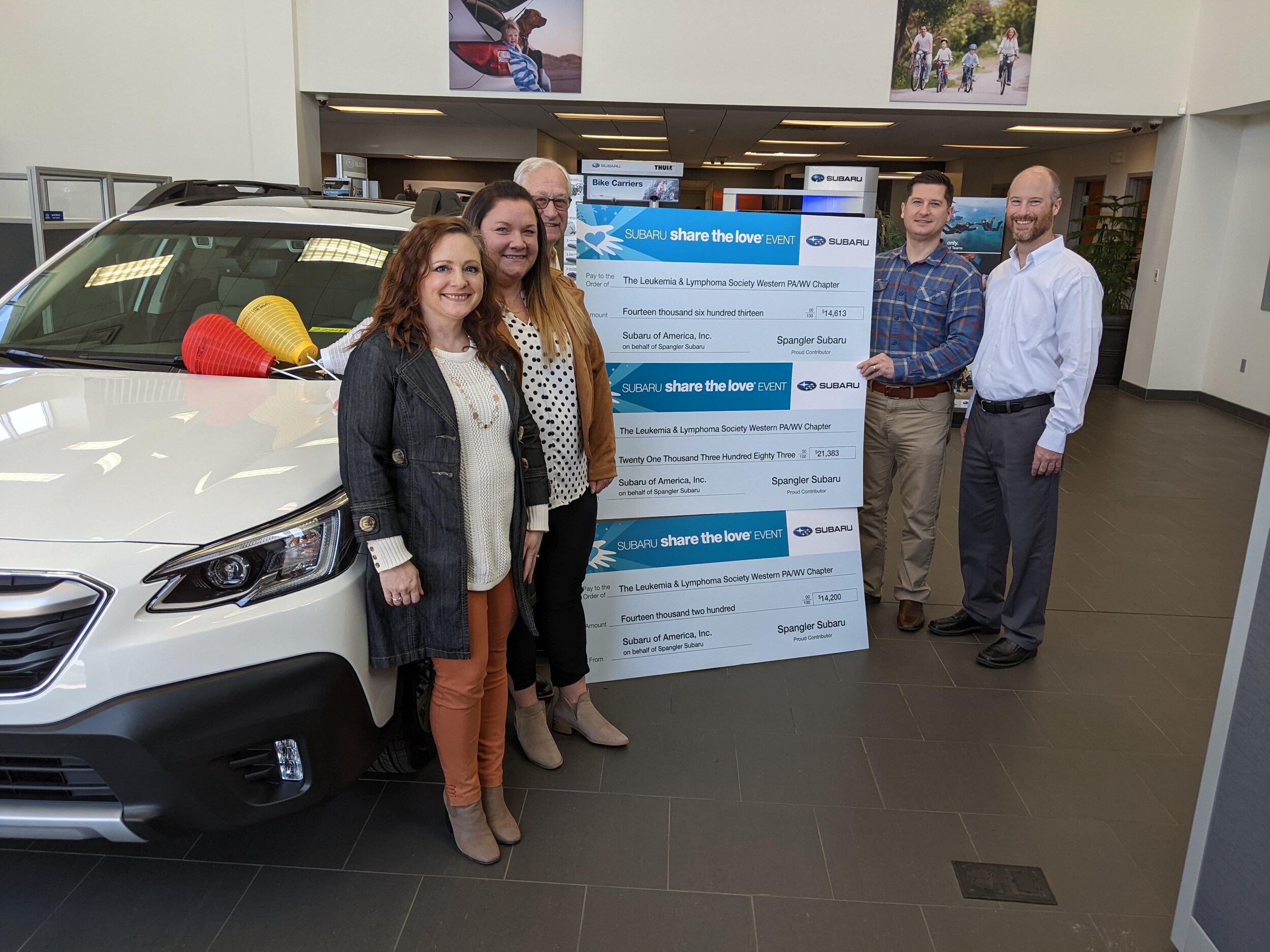 Share the Love Check Presentation
