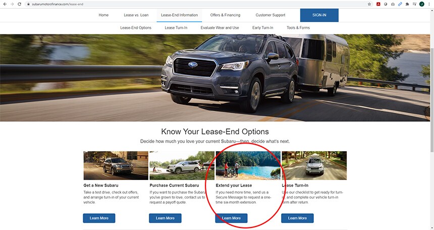 Extend your Lease