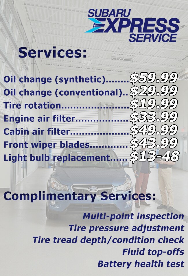 Express Service Pricing