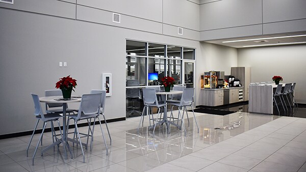 waiting_area.jpg Speck Chrysler Jeep Dodge Ram service and parts waiting area with tables, popcorn and coffee