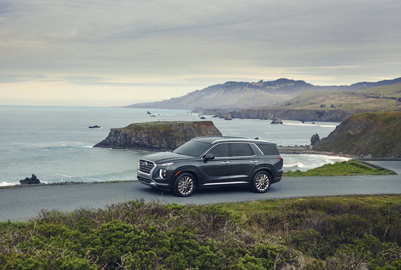 2020_Palisade_Sideview2.jpg New 2020 Hyundai Palisade driving next to the ocean