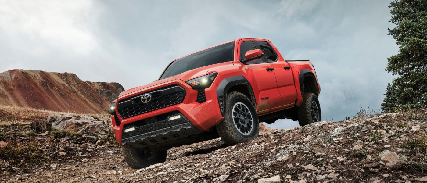2024 Toyota Tacoma Exterior Offroading On Rocky Hill