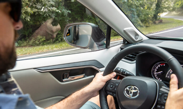 2025 Toyota RAV4 Interior Blindspot Monitor