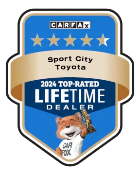 CARFAX 2024 Top-Rated Dealer LIFETIME DEALER award