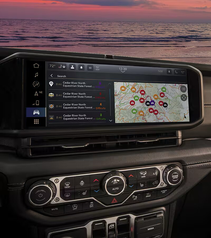 2026 Jeep Gladiator 12.3-inch touchscreen