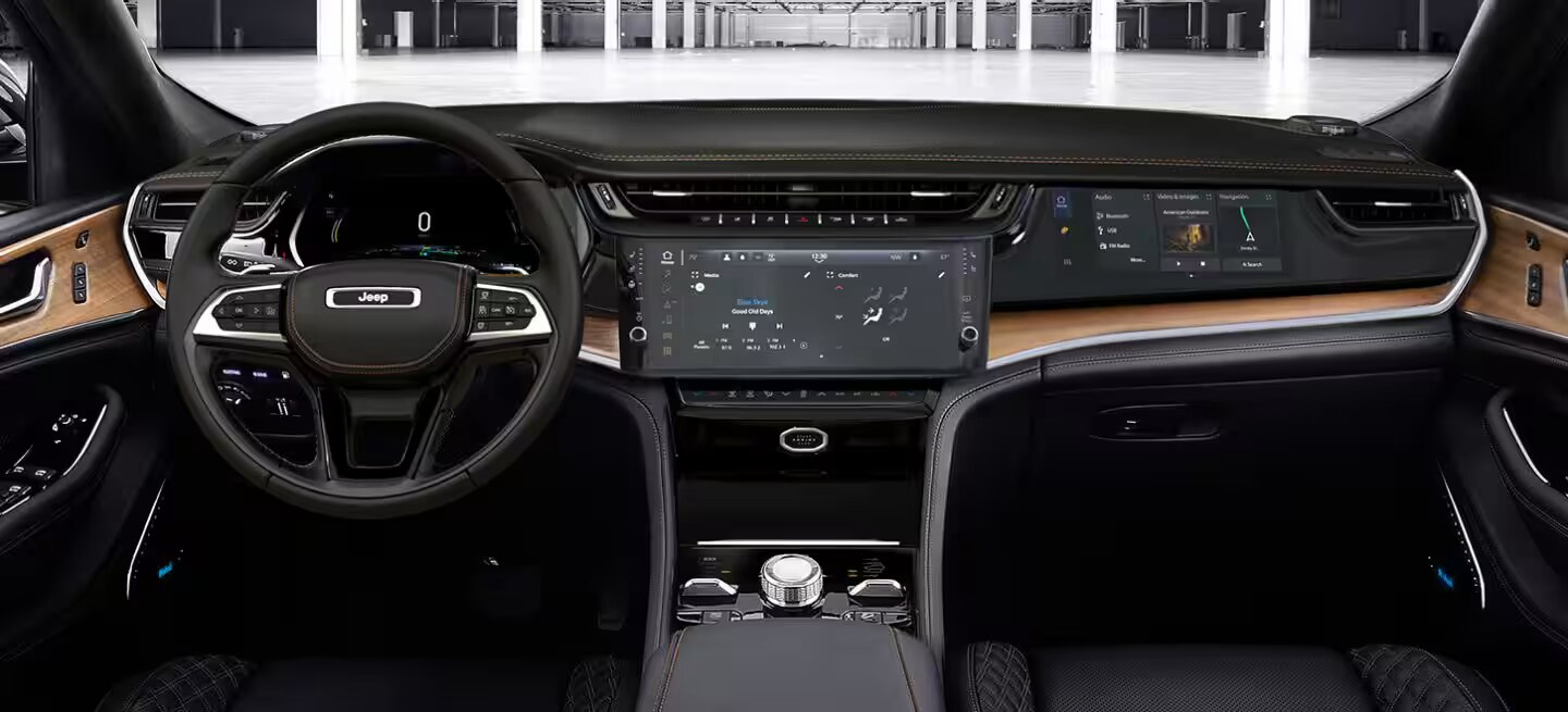 2026 Jeep Grand Wagoneer -- driver POV interior
