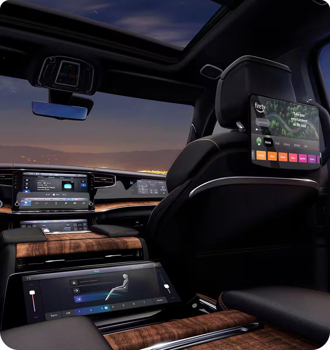 2026 Jeep Grand Wagoneer -- rear seat technology screens