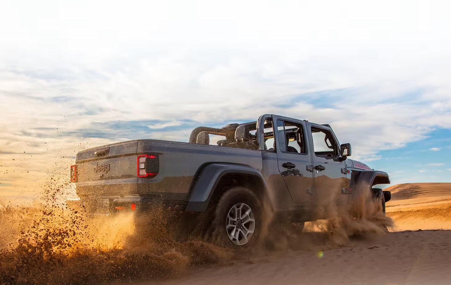 2026 Jeep Gladiator rear 3/4 view