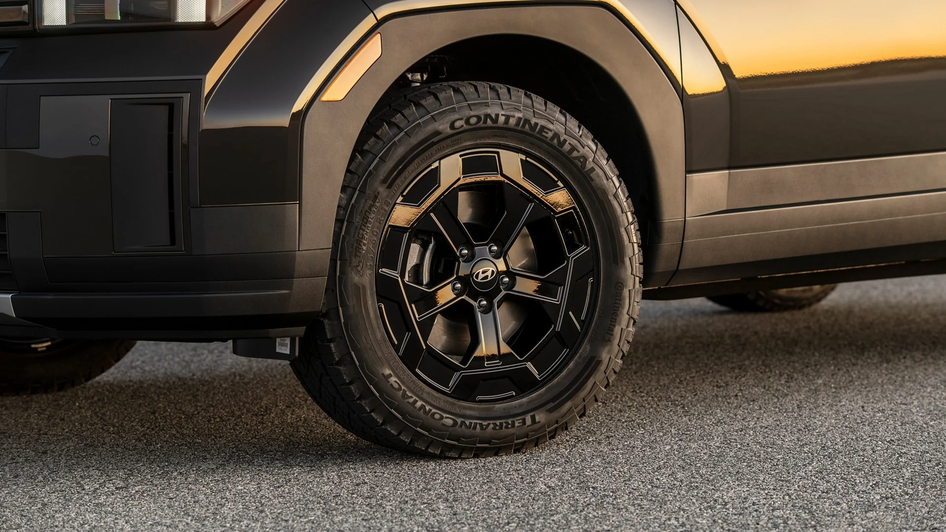 2026 Hyundai Santa Fe XRT with all-terrain tires