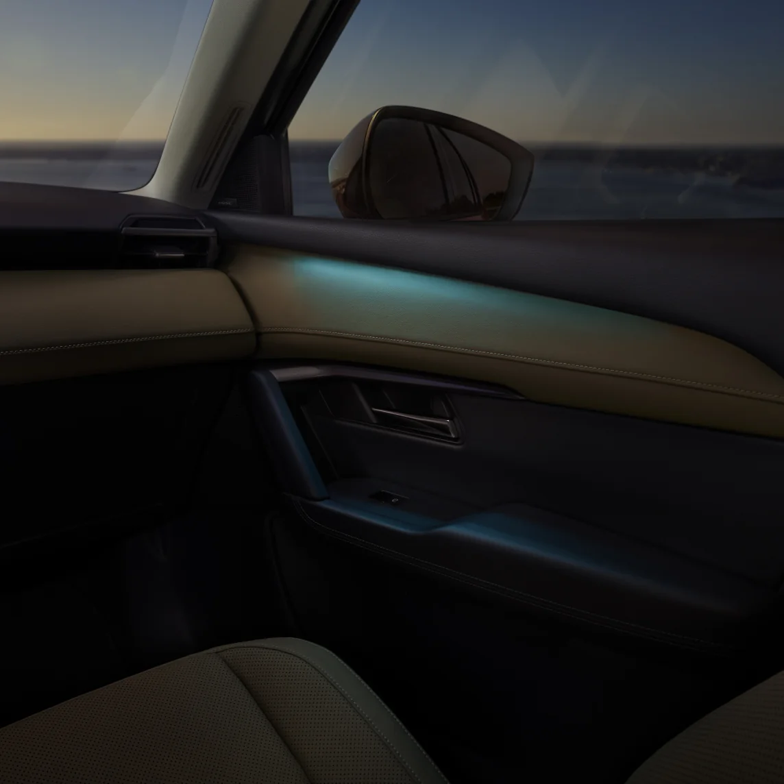 2026 Mazda CX-5 interior finishes, rear passenger area