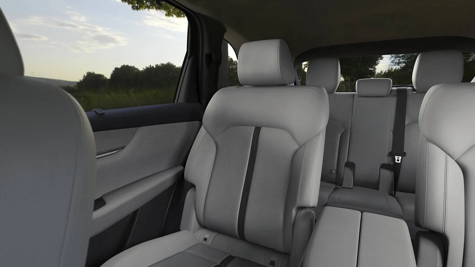 Third row of a Mazda CX-90 seen past the second-row seating, Sport Durst Mazda of Goldsboro NC