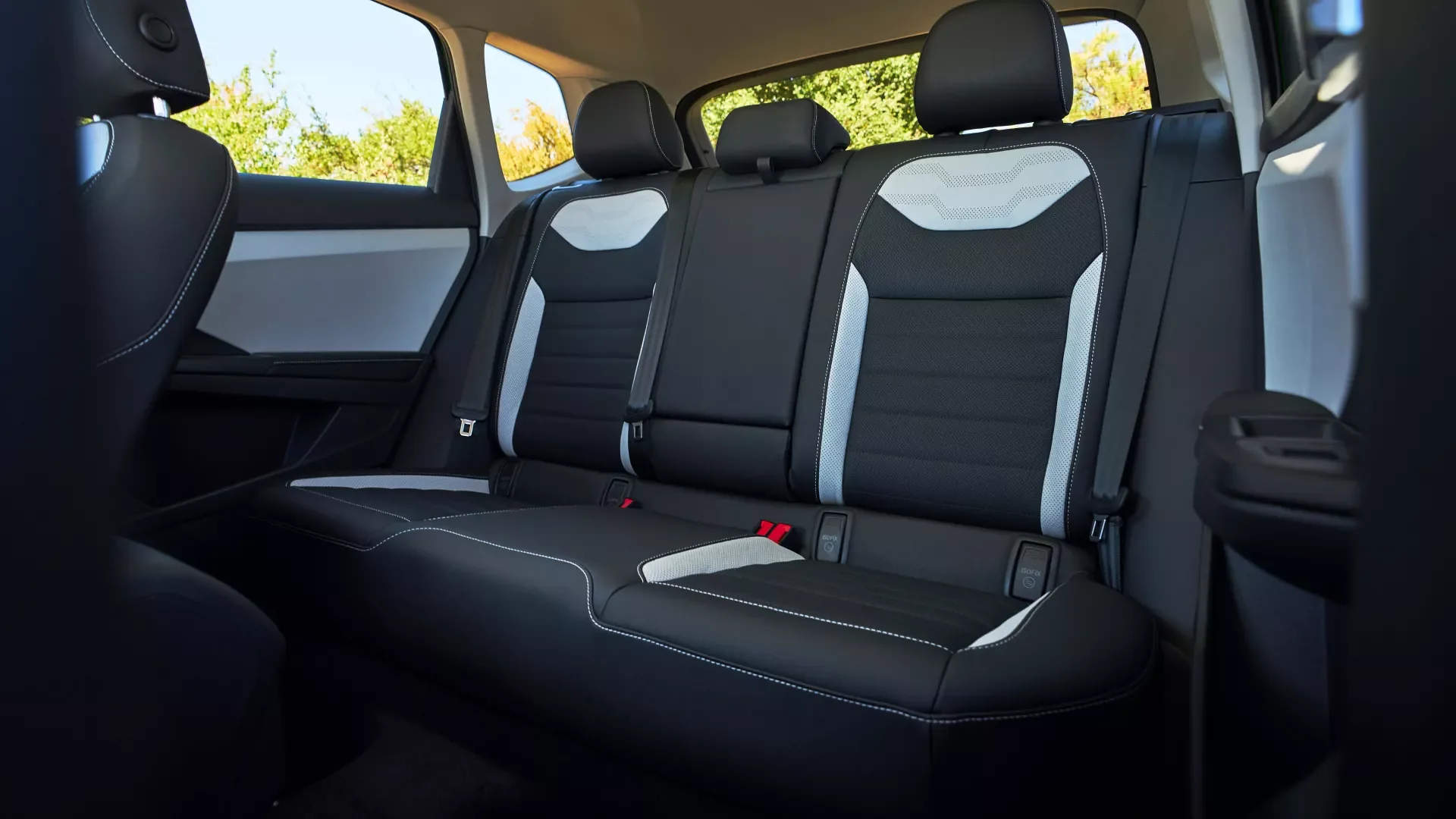 2026 Volkswagen Taos rear seat passenger area interior