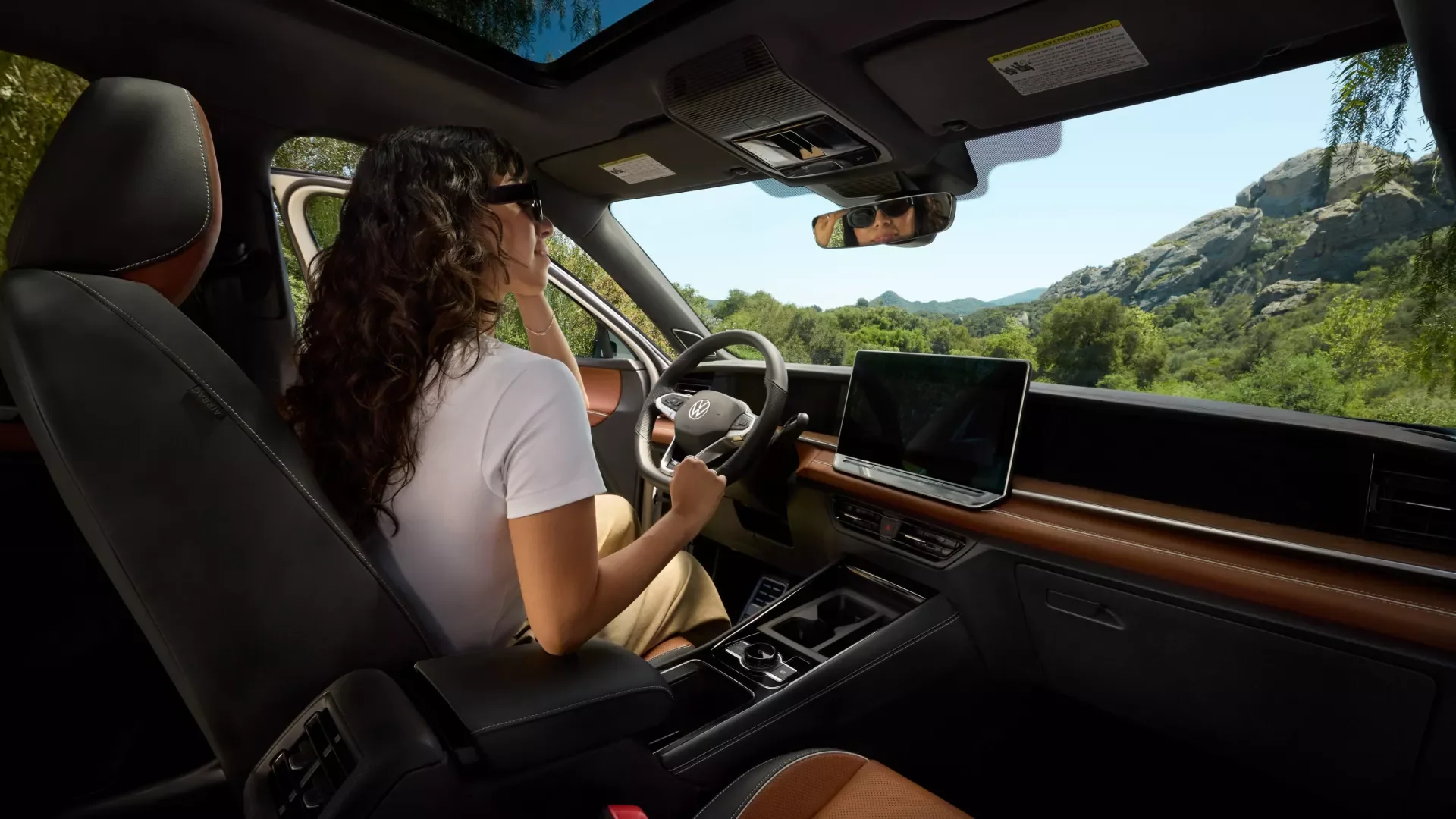 2026 Volkswagen Tiguan interior cockpit and technology view