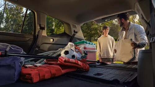 2026 Volkswagen Atlas cargo area seats folded